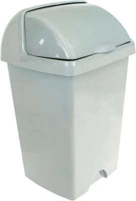 Addis Eco Range 25 Litre Roll Top Bin - Light Grey  - Image 1 of 4