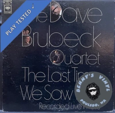 WOW! EX+🔥The Last Time We Saw Paris Dave Brubeck Quartet LP⭐️’68 US 1st Press Foto 1 de 4