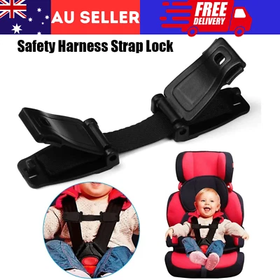 Baby Car Safety Seat Strap Clip Harness Chest Belt Child Buggy Buckle Lock AU - image 1 of 4