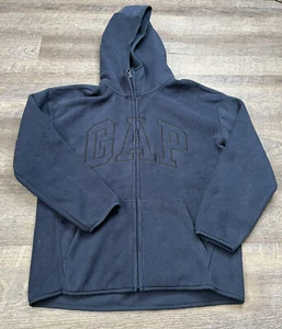 Gap Kids XL (12) Navy Blue Fleece Zip Up Jacket J8 - Picture 1 of 7