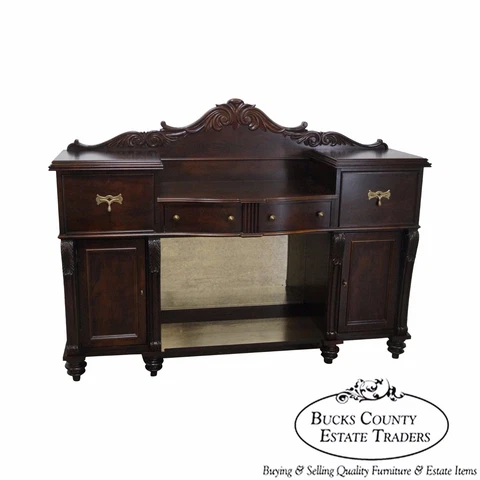 Classical Style Mahogany Sideboard by Stanley Cover