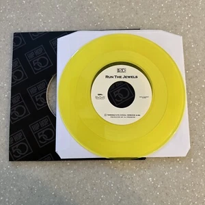 Run The Jewels Terrible 2’s 45 Vinyl Killer Mike Jukebox Dj Premier New Yellow - Picture 1 of 2