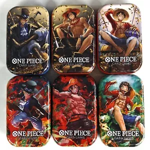 One Piece Card Game Mini-tin Pack Set Vol.1 Asian Limited - Set of 6 Mini Tins - Picture 1 of 1