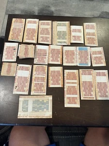 LOT OF W.H. BRADY CO & OTHERS LABELING STICKERS FOR CALIBRATION LABELS JUKEBOX - Picture 1 of 8