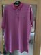 Pink short sleeve Polo by Ralph Laure Size XL