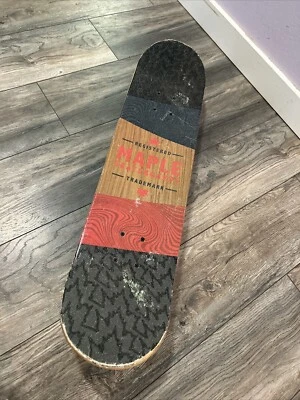 Tabla de skate de arce 31 x 7,5 tabla de madera completa tamaño completo Foto 1 de 4
