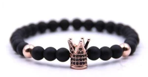 Valentines Day Birthday Gift Men Women Boys Bracelet Queen King - Picture 1 of 1
