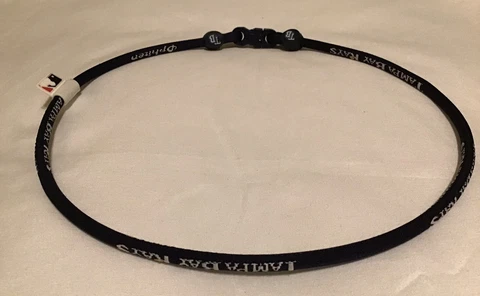 TAMPA BAY RAYS Phiten Necklace - NAVY BLUE 21” - LOOSE SNAP - NEW Cover