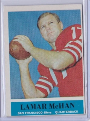 1964 Philadelphia Football #163 LAMAR MCHAN - San Francisco 49ers IDBB - Image 1 of 2