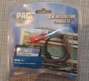 New ListingPac *Oem Integration Products* Rca Ground Loop Isolator #Sni-1