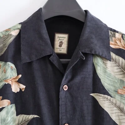 Camisa con botones Jamaica Jaxx para hombre - manga corta - talla M Foto 1 de 4