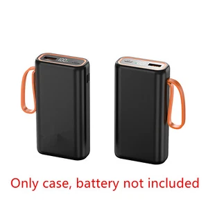 2 Slots 21700 Battery Shell Charger Box LCD Display Power Bank DIY Welded Case h - Picture 1 of 16