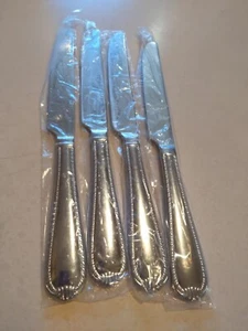 Reed & Barton DOMAIN 12 DINNER KNIVES STAINLESS STEEL NEW 18/10 - Picture 1 of 3