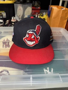 New Era Cleveland Indians Chief Wahoo Fitted 1954 All-Star Game Patch Size 7 1/4 - Picture 1 of 5