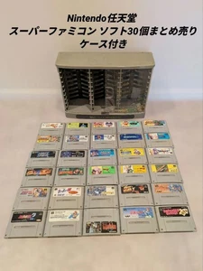Lot of 30 Nintendo Super Famicom Games Set SNES SFC Japanese w/ Case - Picture 1 of 10