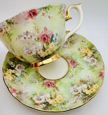 Taza y platillo Bradford Editions Lena Liu’s Glorious Chintz “Exquisito”; taza de té Foto 1 de 4