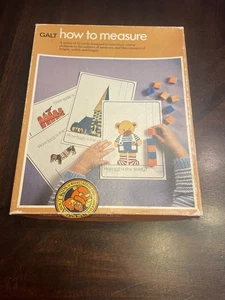 Galt Toys Vintage How To Measure N2734G Box Complete  - Picture 1 of 5