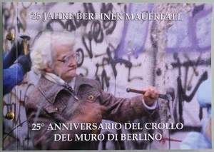 MDS VATIKAN VATICANO NUMISBRIEF 2 EURO 2014 "DEL CROLLO DEL MURO DI BERLINO" - Picture 1 of 4