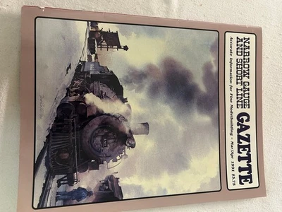 Narrow Gauge and Short Line Gazette Mar-Apr 1991 Modelbuilding Magazine - Image 1 of 2