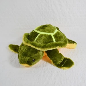 Vintage Stil Schildkröte Plüsch, Handarbeit grüne Meeresschildkröte Stofftier 30 cm - Bild 1 von 7