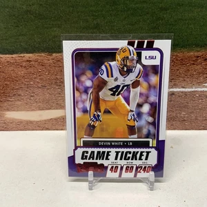 2021 Panini Contenders Draft Picks Red Devin White #83 LSU Tigers - Picture 1 of 2