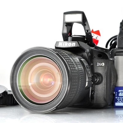 Nikon D90 Camera Body + AF-S 24-120mm Lens from Japan [Exc+5] - image 1 of 4