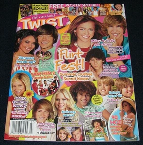 Twist Magazine July 2007 Harry Potter Miley Corbin Zac Nick Jonas Mitchel Musso - Picture 1 of 5