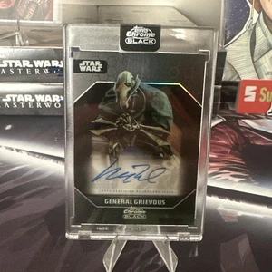 2024 Topps Chrome Star Wars General Grievous Matthew Wood Dark Side Autograph - Picture 1 of 2