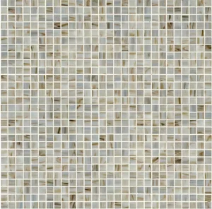Ivory 12 in. x 12 in. Polished Glass Patterned Look Wall Tile - Picture 1 of 5