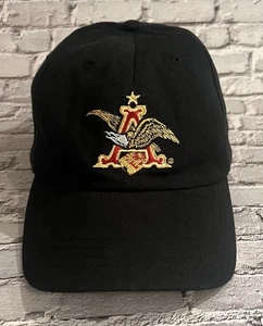 Gorra negra con tirantes ajustables Anheuser Busch St. Louis Brewery - Imagen 1 de 8