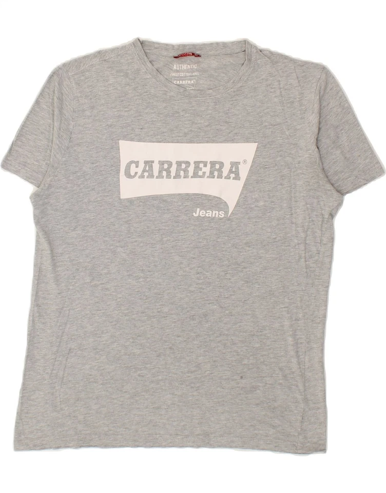 Camiseta Top CARRERA Hombre XL Gris Algodón CE14 Foto 1 de 3