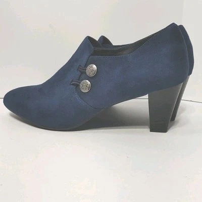  Rialto Blue Suede Shoetie Womens Shoes size 9 M - Изображение 1 из 4