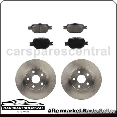 Front Rotors Semi-Metallic Brake Pads Fits 2000 2001 2002 2003 Toyota Celica - Image 1 of 4