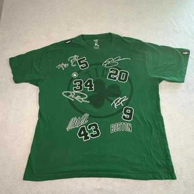 UNK 波士顿凯尔特人队衬衫男式 2XL Pierce Garnett Allen Rondo Perk 成人 — 第 1/4 张图片