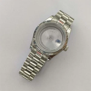 Watch Spare Parts 41MM Sapphire Crystal Case with Watch Strap for 8285 Movement - Picture 1 of 12