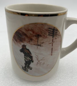 Lineman Coffee Mug Great Blizzard Of 1888 Anniversary By The Surrey Group 1987 - Picture 1 of 6