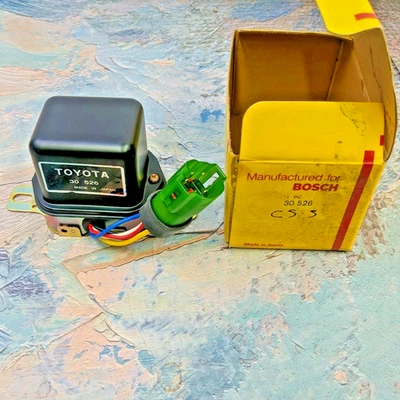 Regulador de voltaje Bosch 30526 para Toyota Celica Corolla Land Cruiser Tercel 12V Foto 1 de 4