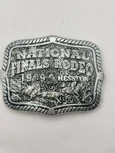 VTG Hesston National Finals Rodeo Rare 1999 NFR Belt Buckle Limited New Sealed - Picture 1 of 2
