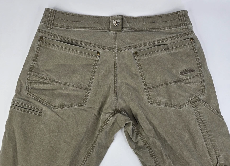 Pantalón Kuhl Revolvr Para Hombre 34x30 (34x29) Caqui Informal Aire Libre Senderismo Trabajo Foto 1 de 4