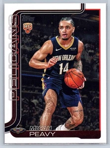 MICAH PEAVY – 2025-26 Topps Flagship #241 – Base (RC) - Picture 1 of 2