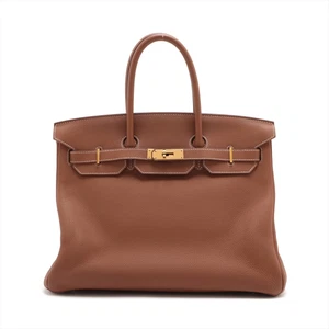 Hermès Birkin 35 Togo Gold Gold Metal Fittings A:2017 - Picture 1 of 12