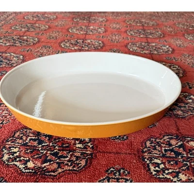 Plato para hornear ovalado Emile Henry amarillo mostaza 11”x15” Foto 1 de 4