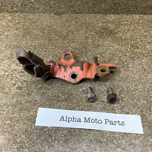 85 Honda XR100 Left Side Footpeg Mount Bracket Kickstand Side 1985 Xr80 - Picture 1 of 6