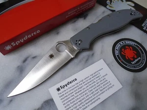Spyderco Stretch 2 XL Pocket Knife Folder CPM CRUWEAR G10 Seki City C258GPGYCW - Picture 1 of 8