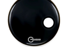 Aquarian Drumheads Smptcc16Bwh Offset Ported Bass 16-inch Bass Drum Head, gos.