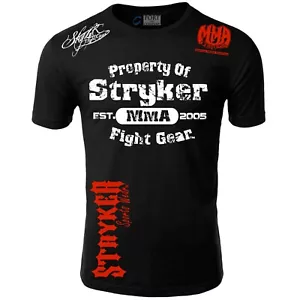 Property Of Stryker Fight Gear MMA UFC Adult T-Shirt With FREE Venum Decal New - Picture 1 of 22