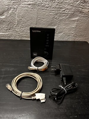 AVM Fritzbox 7412 Router, WLAN Modem VDSL/ADSL schwarz Netzwerk Repeater Top - Bild 1 von 4