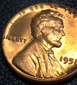 Ultra Rare DDO 1958 Lincoln Wheat Penny - Uncirculated Gem w/ Double Die Obverse - Picture 1 of 10