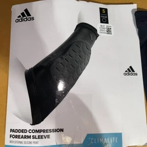 Adidas Pequeño Fútbol Acolchado Compresión Enlace Antebrazo Manga Nuevo - Imagen 1 de 5