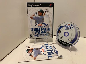 EA Sports Triple Play Baseball Playstation 2 PS2 Resurfaced Tested Video Game - Picture 1 of 2